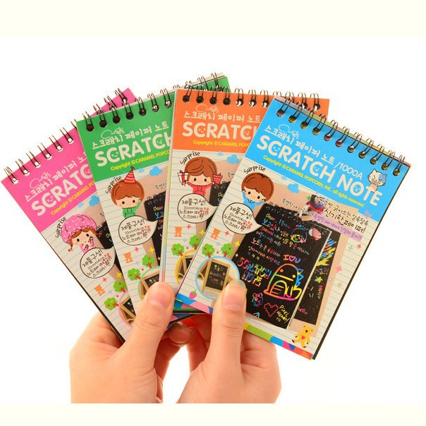 Libro de Pintura Mágica Rascable de Cartulina Mágico, DIY para Niños y Pintura image 10