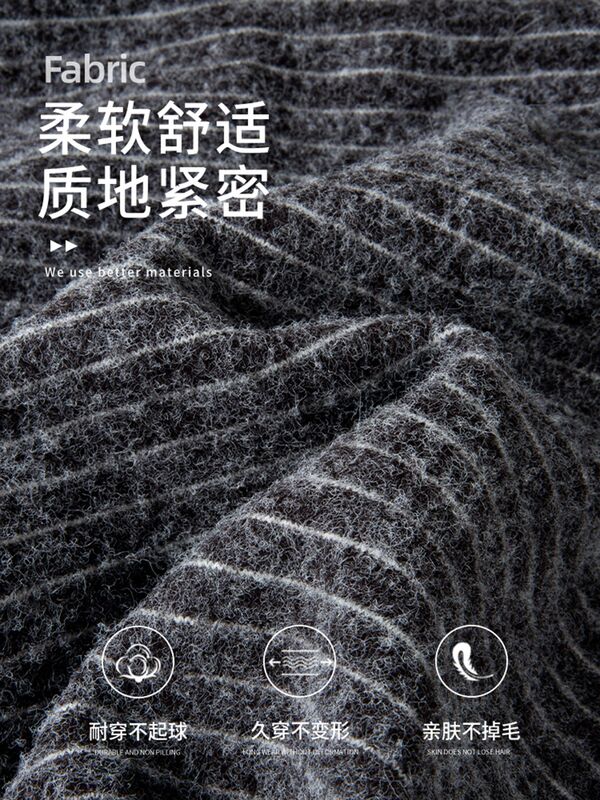 黑色条纹卫衣外套女2025新款韩系早秋穿搭美式复古慵懒风毛衣外套|undefined