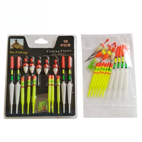 15 Pcs/Card Float Aliexpress Ebay Buoy Wholesale Fish Float Fishing Gear Fishing Supplies Fishing Float Set