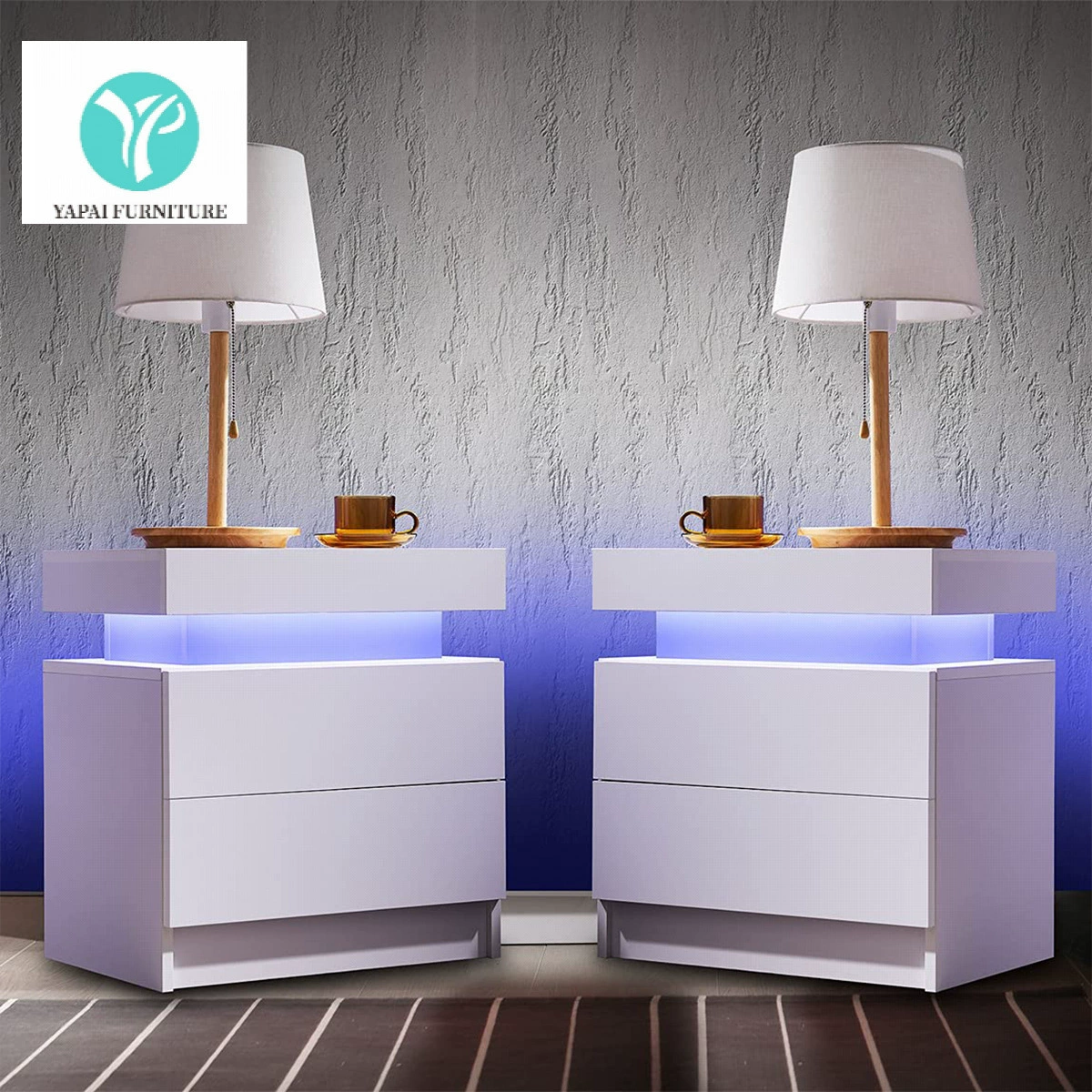 Прикроватная тумбочка, панельная мебель, трансграничная прикроватная тумбочка Amazon, простая прикроватная тумбочка, оптовая продажа с фабрики, прикроватная тумбочка