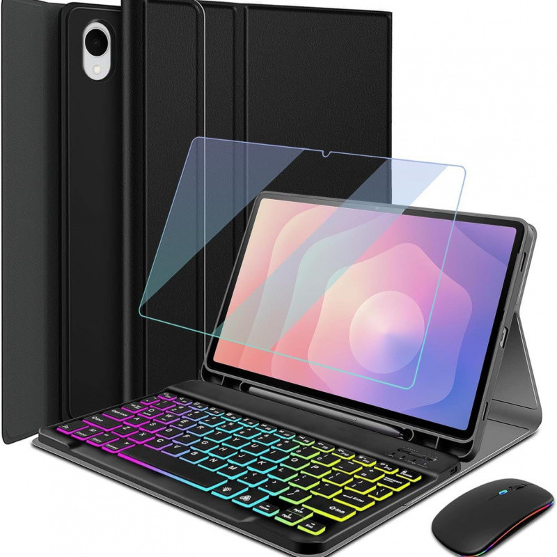 Suitable for Samsung Galaxy Tab S11 Bluetooth Keyboard Protective Case X730/736 Backlit Rgb Pen Leather Case Suitable for Samsung Galaxy Tab S11 Bluetooth Keyboard Protective Case X730/736 Backlit Rgb Pen Leather Case