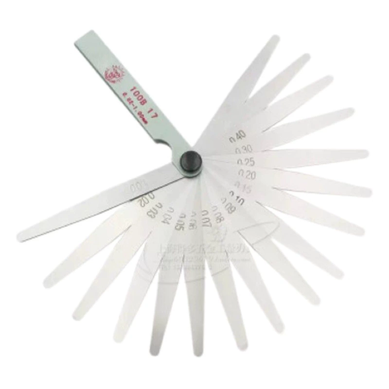 Измерительный щуп Great Wall Jinghua для регулировки зазора клапанов 0.02-1.0 мм, набор из 14, 17, 20, 23, 32 штук