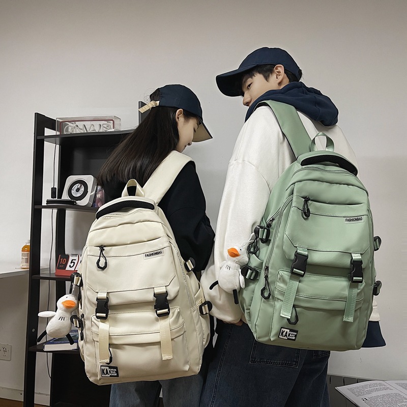 2021 new couple large-capacity backpack...