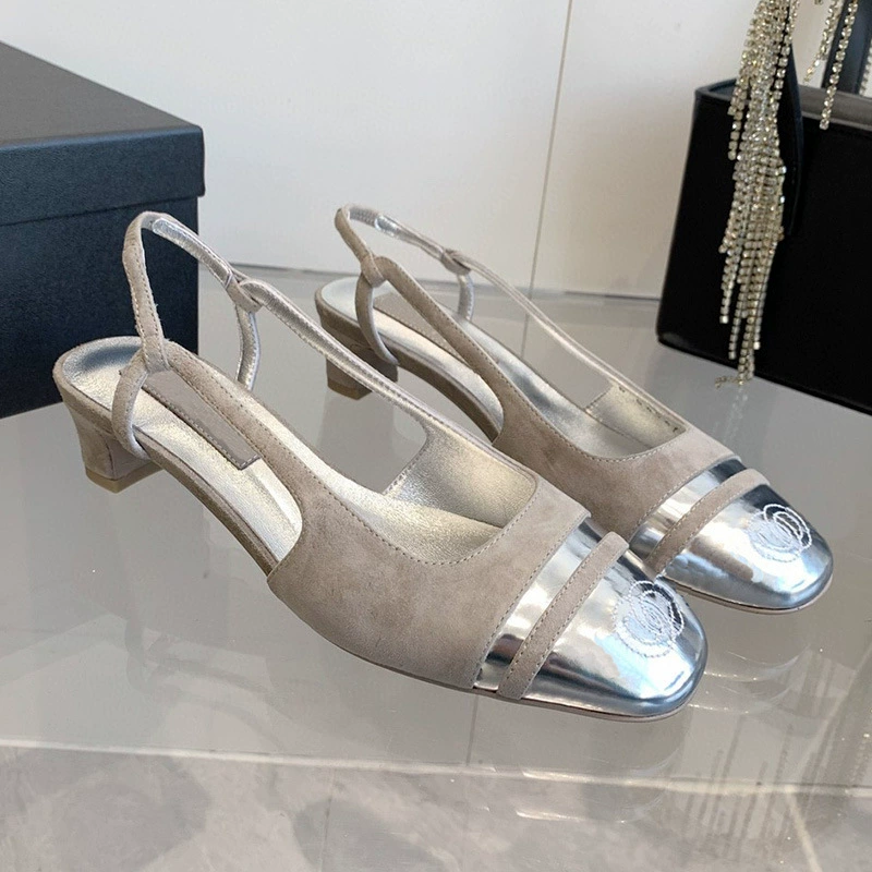 Летние маленькие высокие сандалии, обувь, стиль Chanel