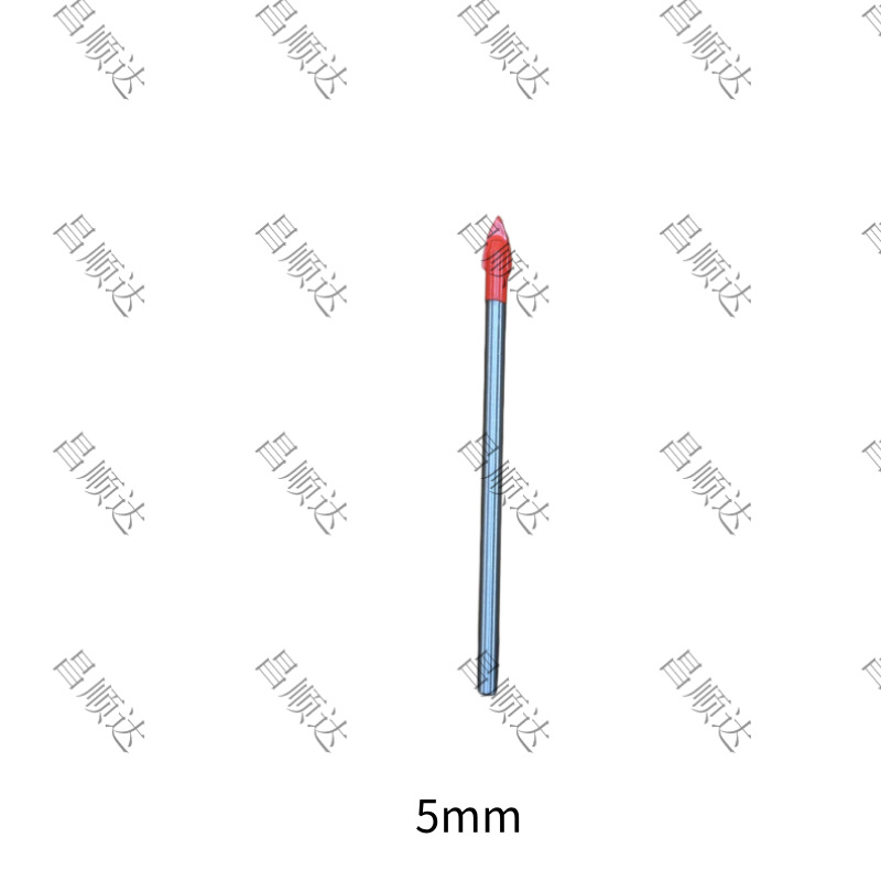 Una palabra de cerámica triángulo taladro azulejo taladro eléctrico taladro de perforación rojo pulido barra de metal taladro fabricante