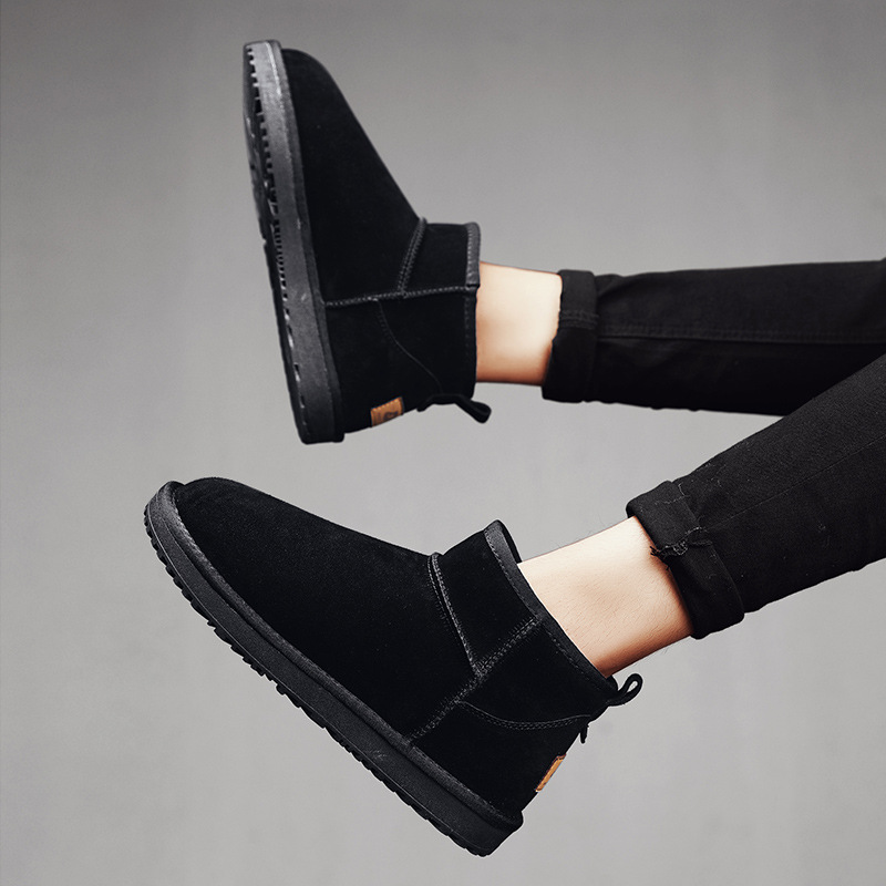 Winter sports keep warm low boots for leisure