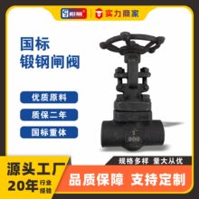 Z61H锻钢焊接闸阀手动承插焊硬密封美标闸阀高温高压蒸汽电站阀门