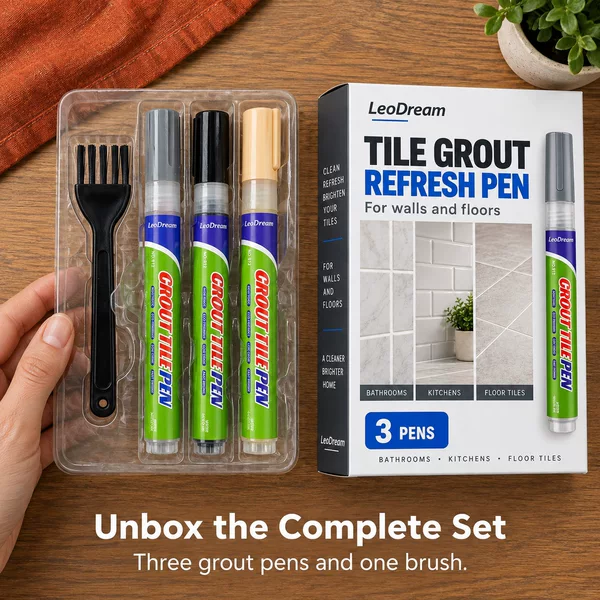 Cross-border wall and floor tile grout pen, repair pen, tile gap filler, color restoration, renovation, bathroom and kitchen grout tool set