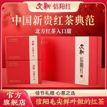 【年货礼盒】文新信阳红茶正宗工夫红茶茶叶蜜香型节日礼盒茶250g