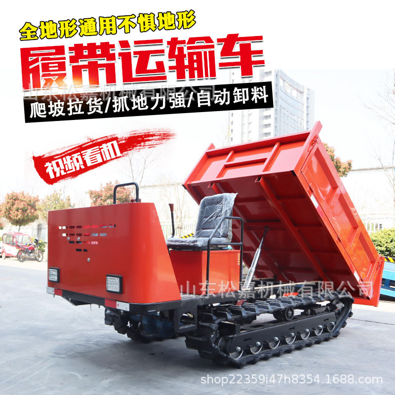 camión de transporte anfibio pequeño camión de volcado de ingeniería de construcción para huerto camión de volcado de ingeniería de montaña