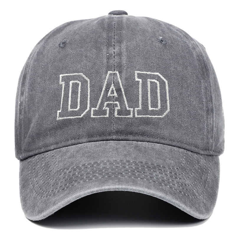 Amazon ベストセラー ウォッシュドコットン DAD MOM 刺繍ベースボールキャップ レトロ スポーツ レジャー ピークキャップ トレンディなサンハット|undefined