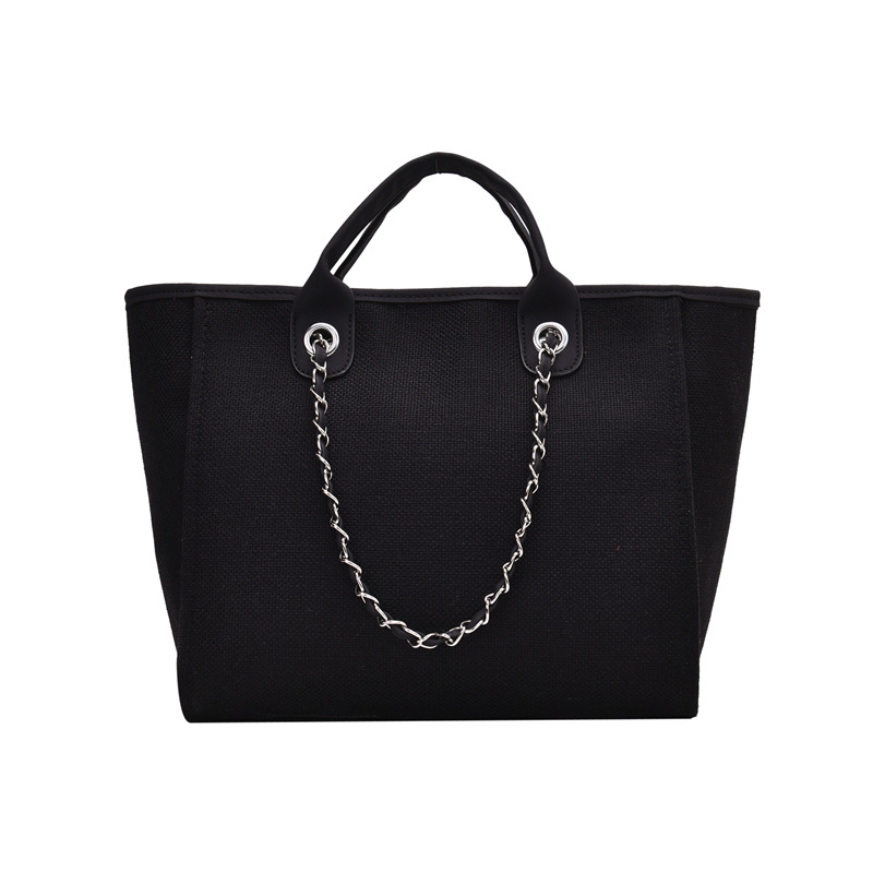 1069g Weight Zipper Closure Type Double Shoulder Straps Strap Type Tote Bag Bags Type Daily Occasion Canvas Material Solid Color Pattern All Seasons Season Women'S Gender Fashion Style Square Shape Sewing Craft Medium Size Women's Medium All Seasons Canvas Fashion Tote Bag 15
