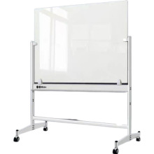 H型支架式钢化玻璃白板超白哑光磁性办公会议学校培训家用可移动