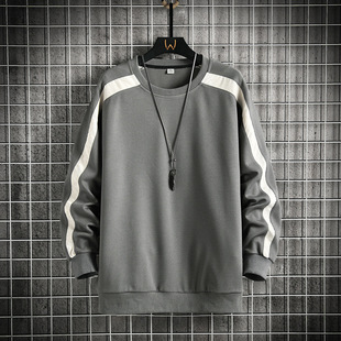 Spring and autumn new sweater crew neck long sleeve T-shirt Joker pullover a generation of quality assurance