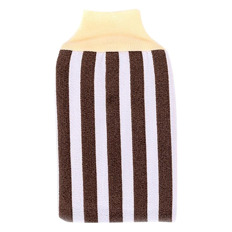 Potente toalla exfoliante para baño, guante exfoliante grueso de doble cara para adultos, hombres y mujeres, para uso doméstico.