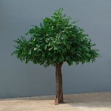 仿真橡树榕树人造大型玻璃钢花树室内外装饰造景橄榄树厂家跨境