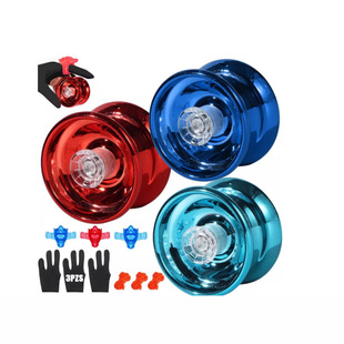 Amazon Aliexpress Alloy Yo-Yo Glare Yo-Yo Metal Flash Game Yoyo Ball Kidsren's Toys
