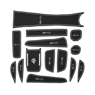 Interior Trim Modification Supplies, Anti-slip mat - seagull-14-piece-door-trough-pad-set-black