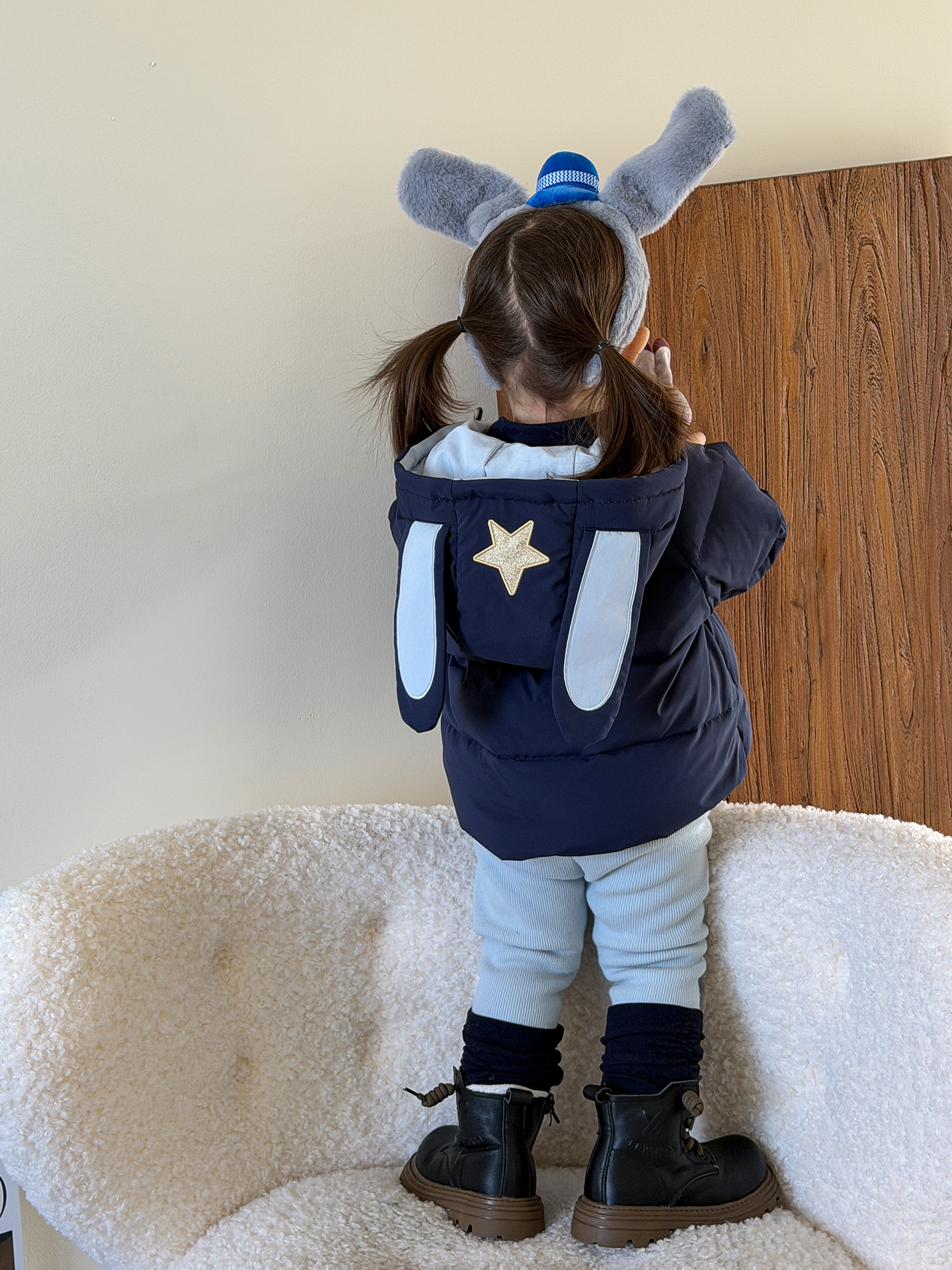 Ropa de caña de pera para niños ropa de invierno 90 lana gruesa chaqueta caliente para niños ropa de bebé