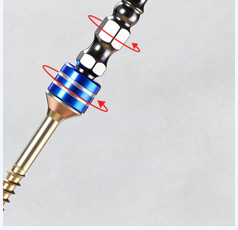 Accessory bits, cross-head strong magnetic electric screwdriver set, specialized high-hardness magnetic ring, hand drill bit, hexagonal adapter
