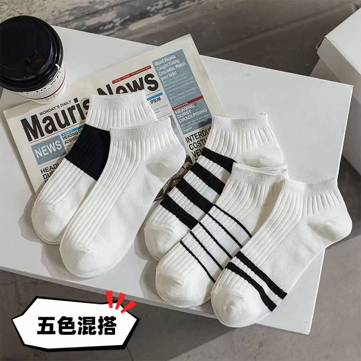 Мужские летние модные носки, хлопок Тери како? (Terylene Cotton)