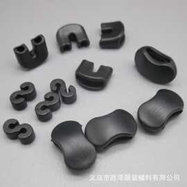 穿绳U型夹  S小勾塑料软胶衣帽拉绳鞋带弹力固定卡扣