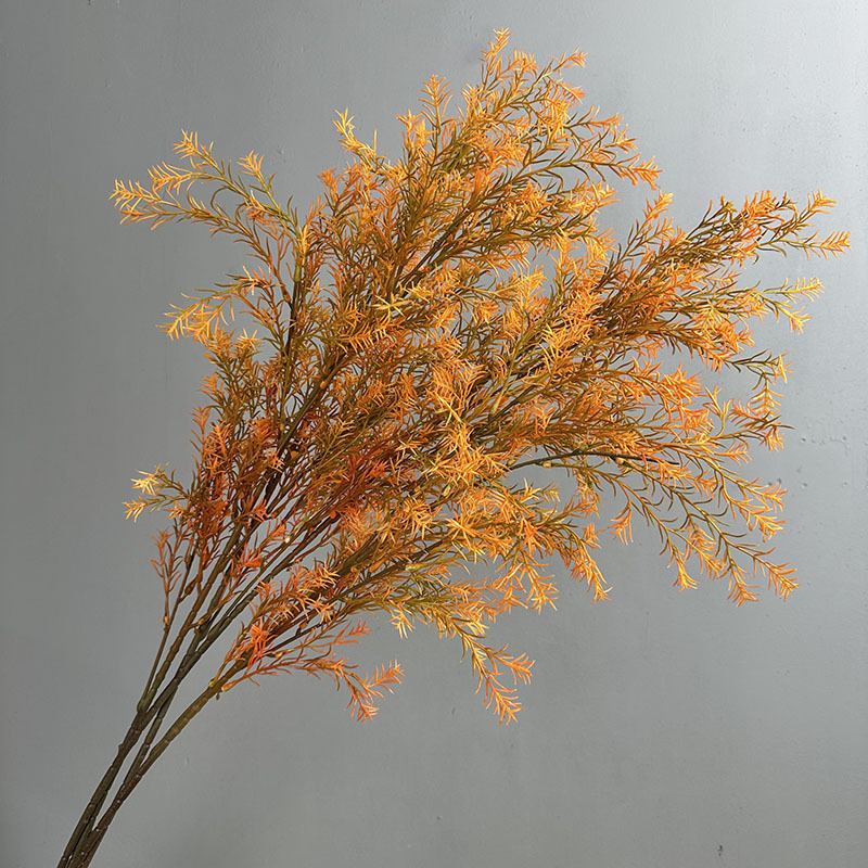 Artificial Greenery for Wedding Ceiling Decoration, Home Living Room Ornaments, Simulated Golden Willow