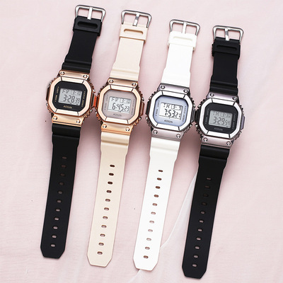 男女學生表多功能鬧鍾夜光運動潛水學生3D款韓版潮時尚電子手表