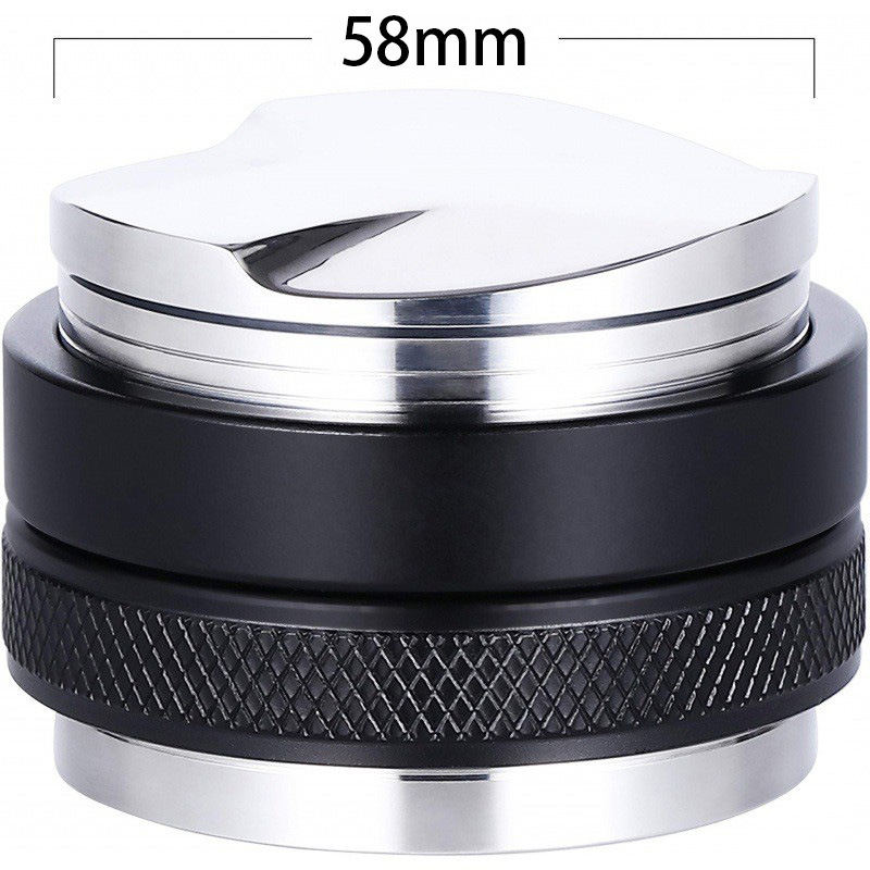 Two-in-one coffee powder powder hammer double-sided double-head 58 cloth powder 58mm powder press three pulp adjustable 51mm