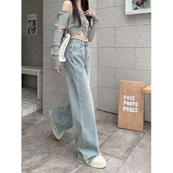 Blue autumn jeans