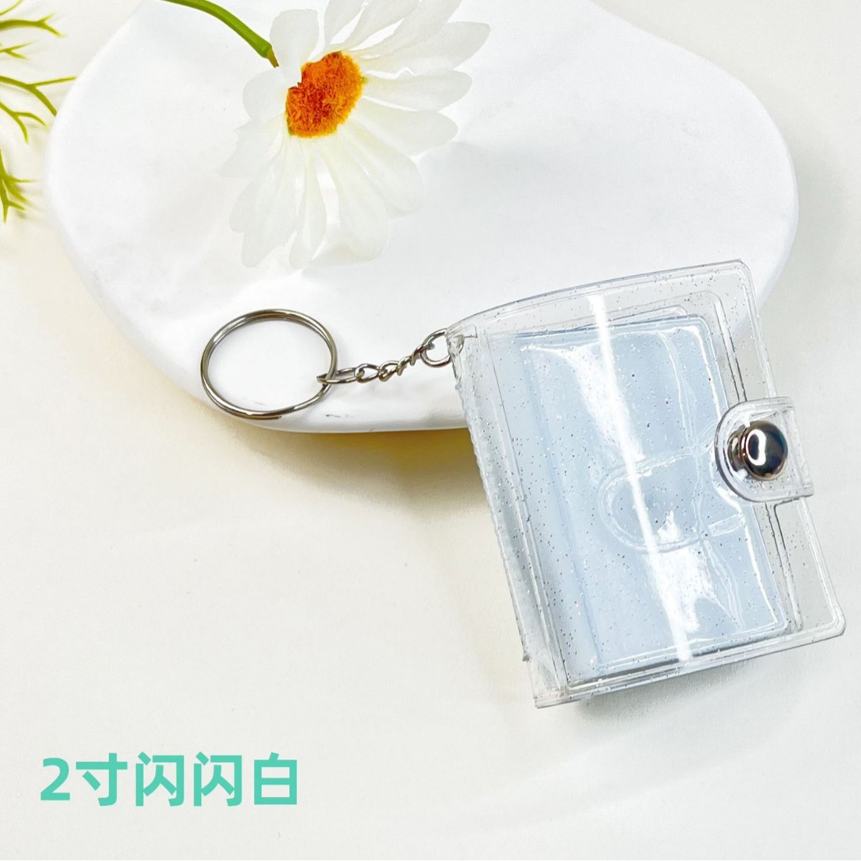 2inch 반짝이는 흰색 24 사진