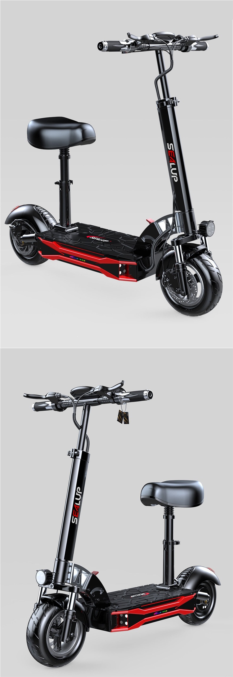 Hilop electric scooter, electric folding scooter, small electric vehicle, two-wheeled mini electric scooter for adults, electric pedal scooter