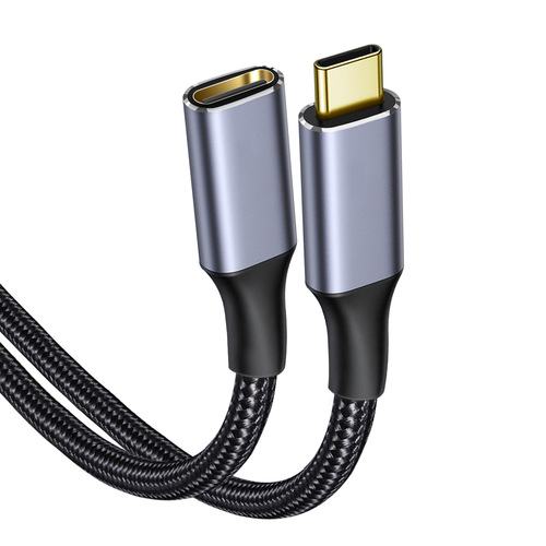 Type-c male to female extension cable 16-core Gen2 audio and video adapter data cable 3.1C male to C female 10Gbps