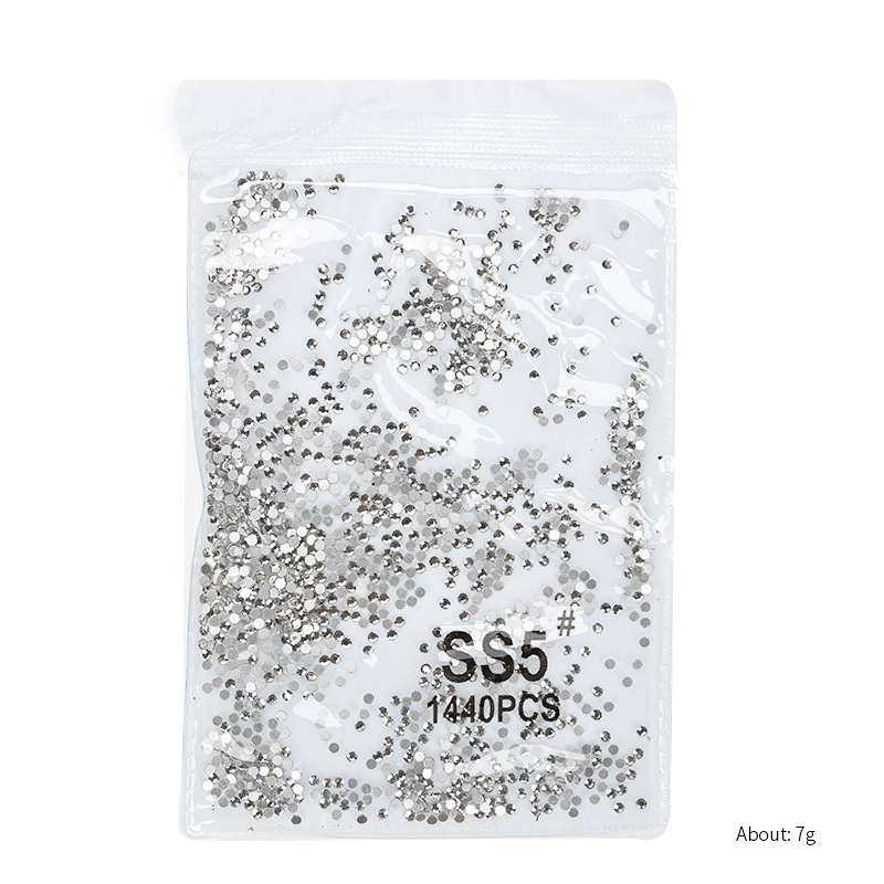 투명한 백색 다이아몬드 SS5 (약 1440)