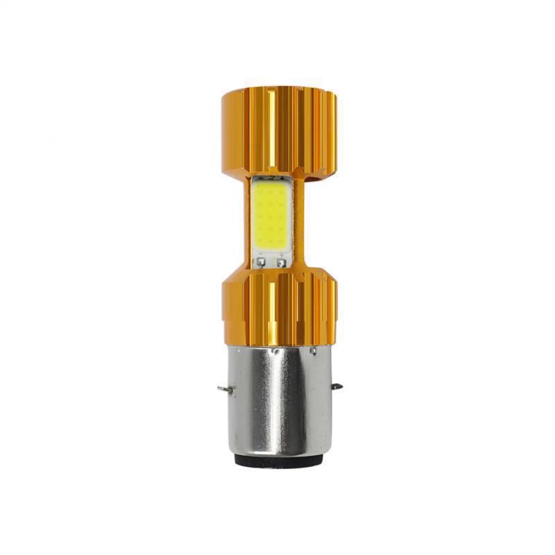 5W motocicleta LED H6 tres lados luz COB delantero BA20D LED niebla
