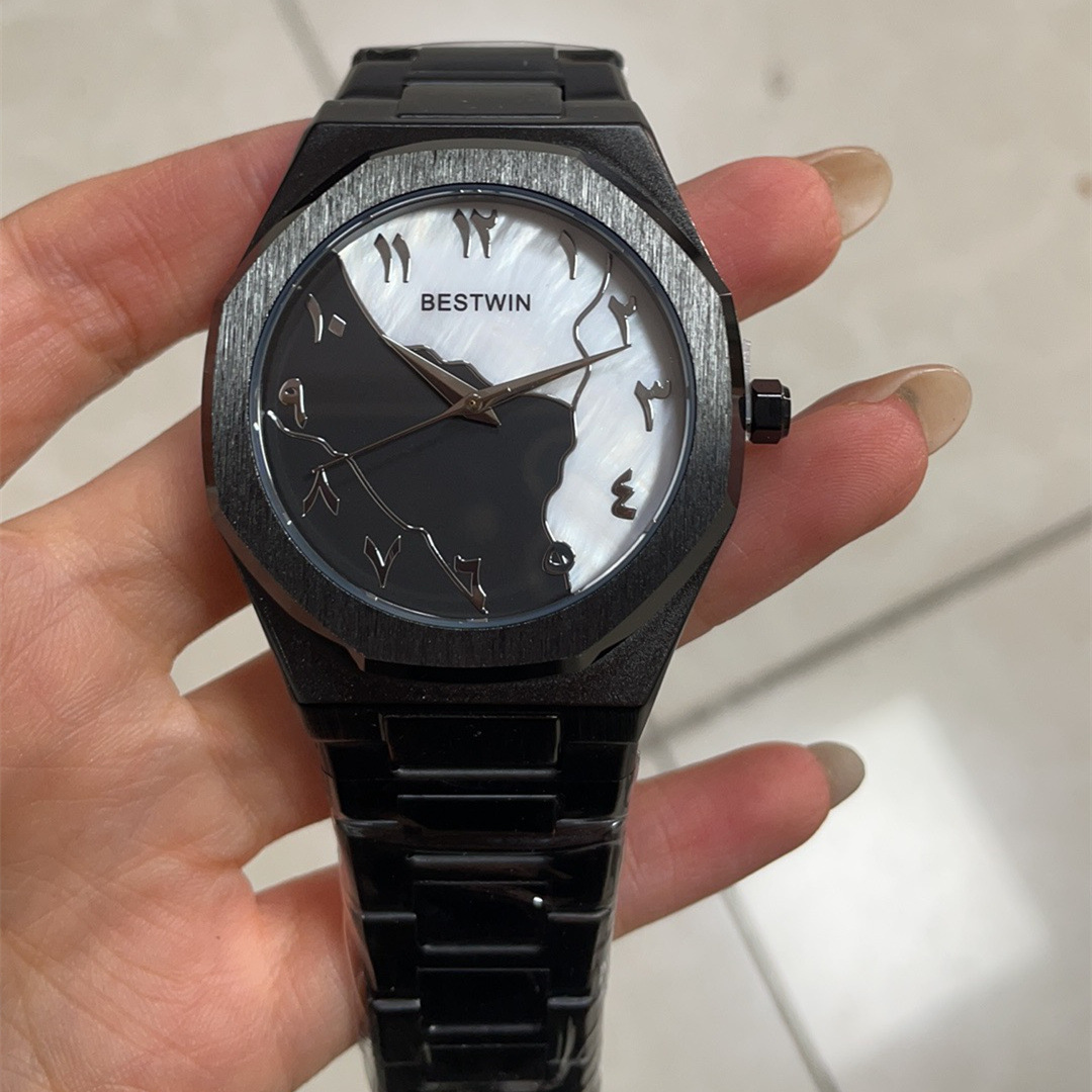 140g Weight Tempered Glass Mirror Material Stainless Steel Strap Material Watch Classification Pointer Display Type Double Side Snaps Buckle Style Diamond Dial Shape Daily, Street Occasion Quartz Movement Solid Color Pattern All Seasons Season Men's Gender Business, Classic Style Style Business Classic Style Solid Color Double Side Snaps Quartz Watch 1