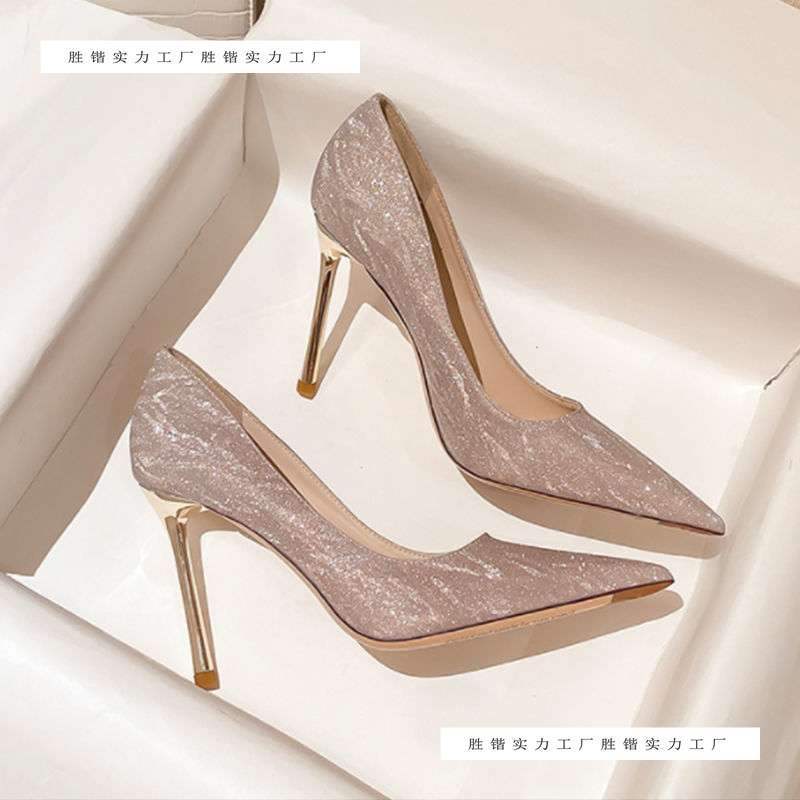 Wedding Shoes for Women, Bridal Shoes, Xiuhe Wedding Dress, Two-Way Wear Crystal Shoes, New Silver High Heels, Comfortable Dress Shoes Wedding Shoes for Women, Bridal Shoes, Xiuhe Wedding Dress, Two-Way Wear Crystal Shoes, New Silver High Heels, Comfortable Dress Shoes