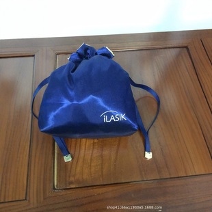 Skin Care Product Sample Double Layer Silk Gift Bundle Flap Pocket Pants Mask Silk Drawstring Storage Bag
