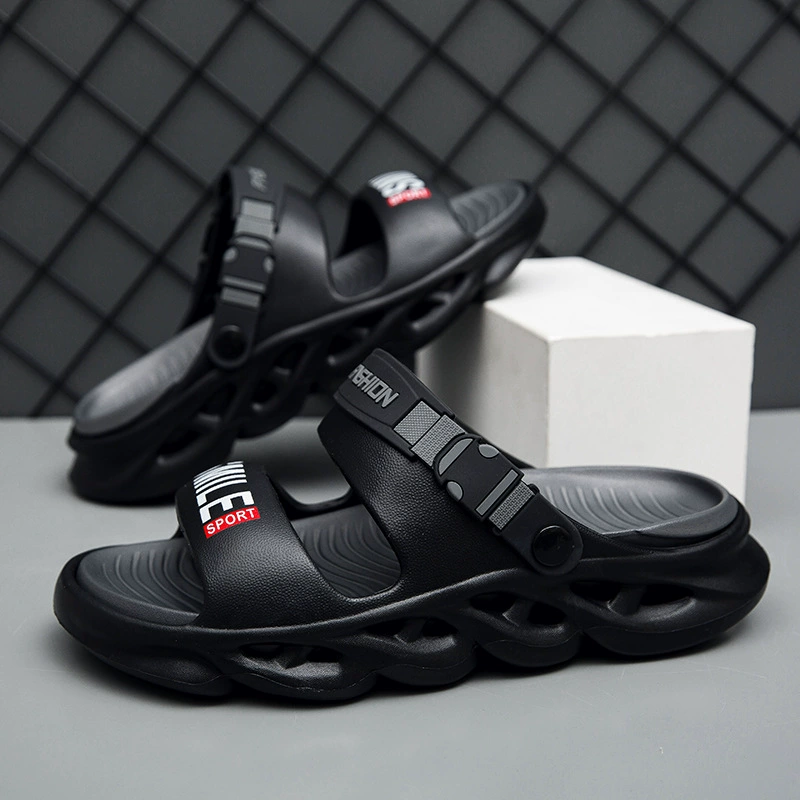 Мужские пляжные шлепанцы 2025 года, новые летние, на толстой подошве, для вождения и отдыха на пляже.