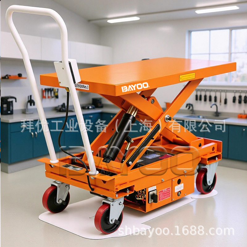 剪叉式电动升降平台电动升降平台车 移动式平台车 电动剪叉平台车