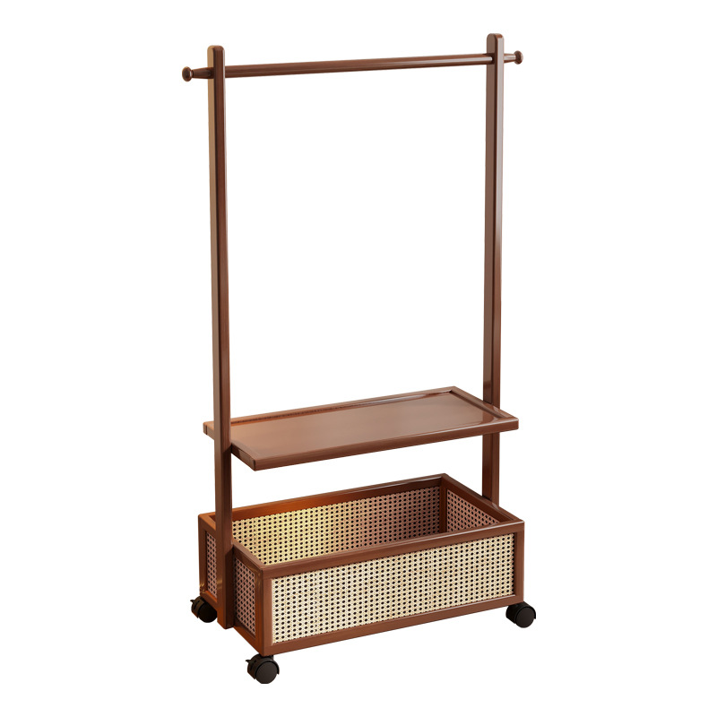 Haichuan percha de ropa dormitorio alquiler multifuncional estante doméstico percha de ropa de madera maciza percha de sombrero percha de ropa de niños personalizada image 5