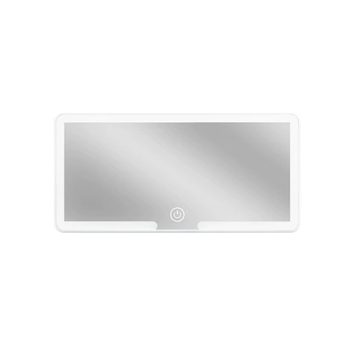 Sun visor rearview mirror, led makeup mirror light three-speed