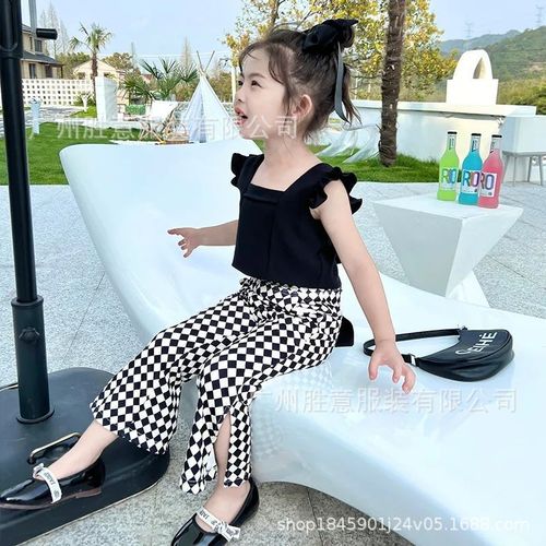 Summer Outfit for Girls  New Princess Backless Casual Set for Girls Baby Fashionable and Trendy Two-Piece Children's Clothing