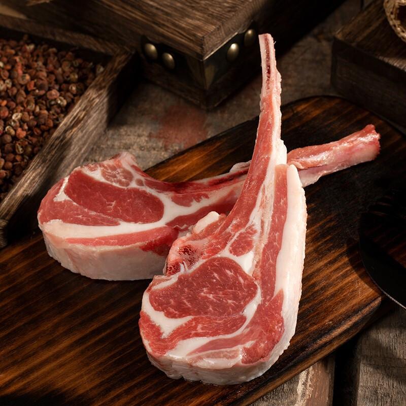 Original cut small tomahawk lamb chop 100g/bag