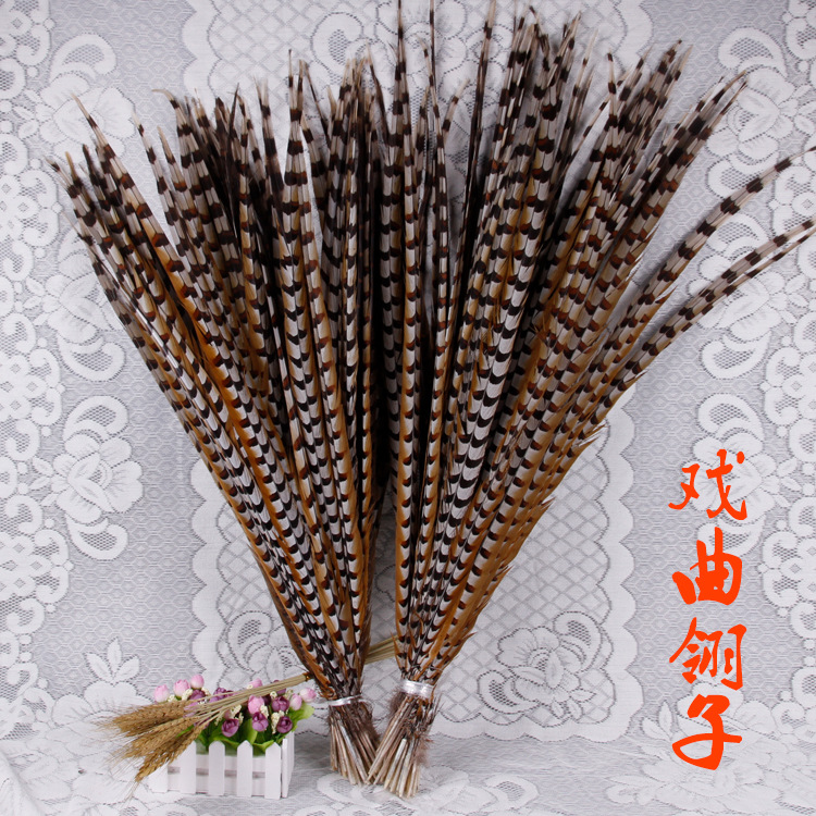 Sun Wukong Lianghua Dan Ópera de Pekín Ópera de Pekín rendimiento de color natural Peluga salvaje Peluga de pollo de plumas largas Lingzishan