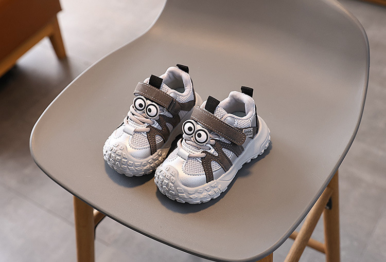 Baskets chunky pour enfant doublées polaire chaussures chaudes_voghion.com