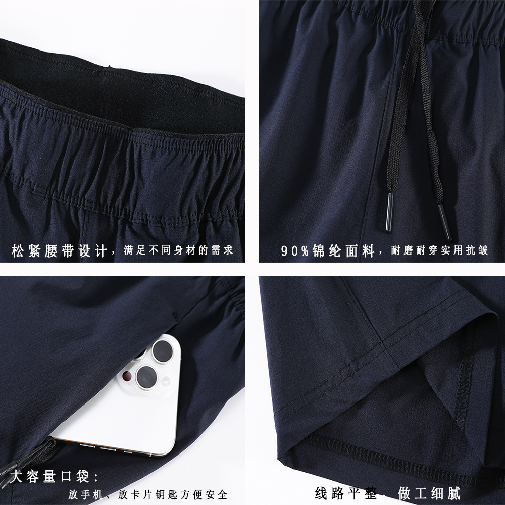 Lulu pantalones deportivos de hombre, pantalones cortos de correr rápidos de verano, pantalones de entrenamiento de fitness, pantalones casuales sueltos, un cabello