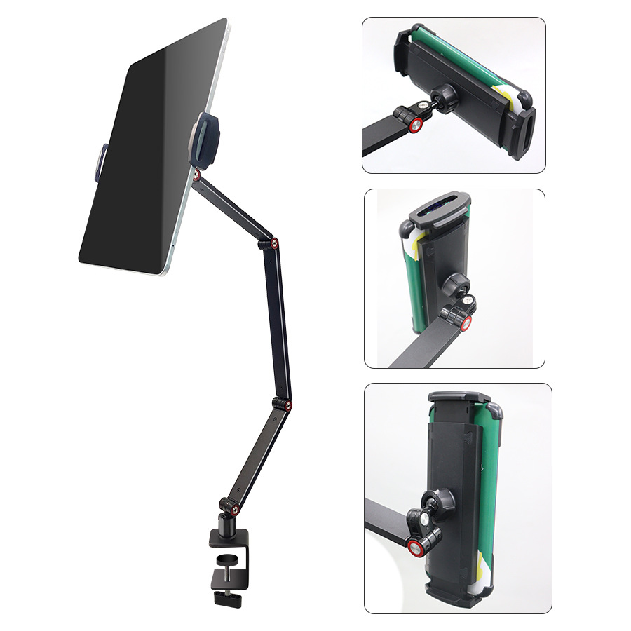 클램프 타입 3 팔 플랫 플레이트 클램프 [왼쪽과 오른쪽]-블랙