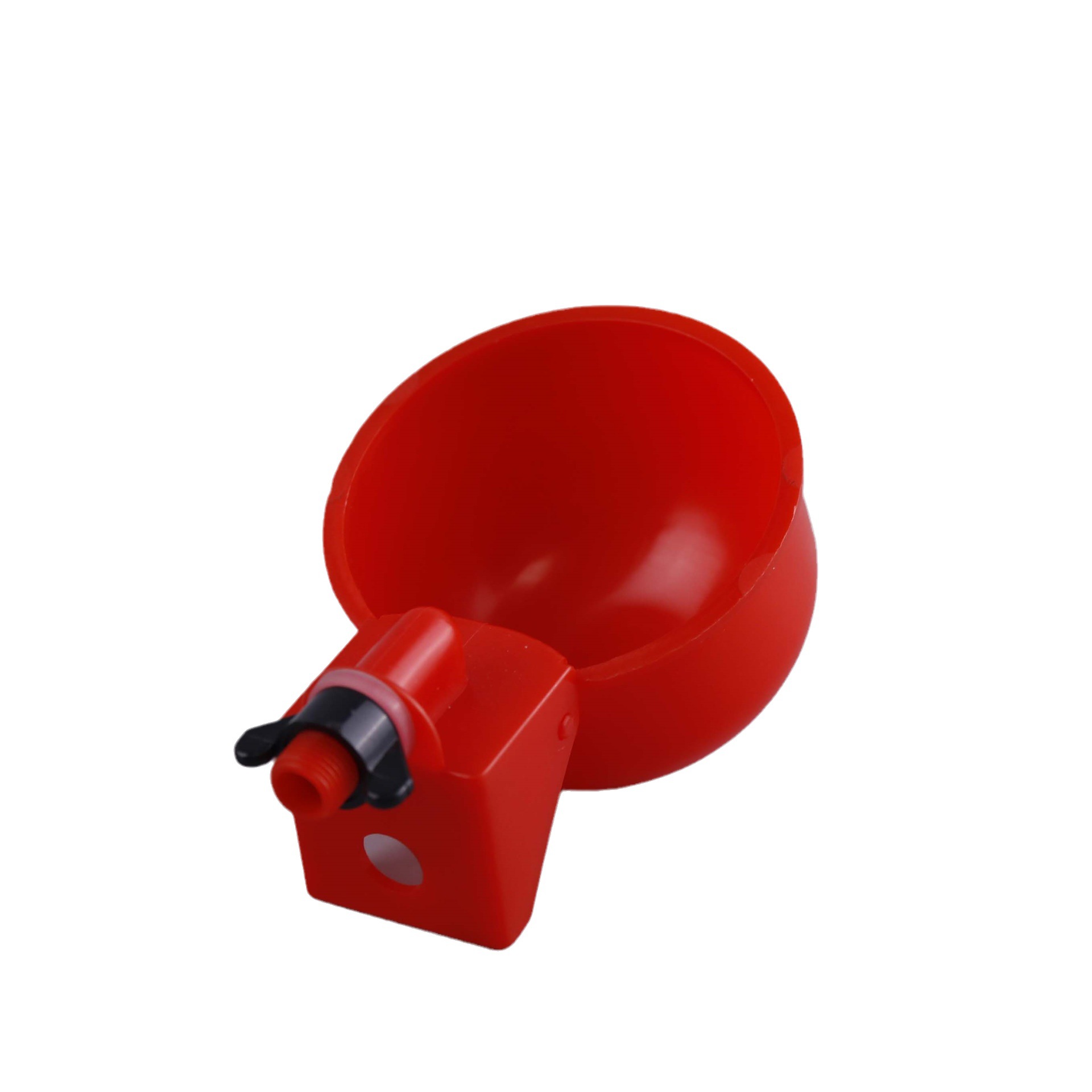 Cuenco de beber automático de pollo en stock granja paloma beber pollo taza engrosada de pollo de plástico
