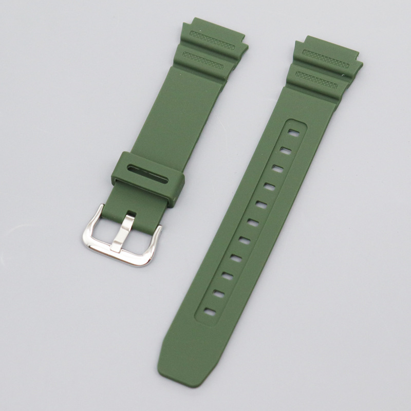 Adaptación Casio correa de reloj AE - 1200 SGW400 F - 108 W - 218 correa de silicona de bloque pequeño 18mm